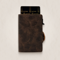 Cartera, color Café Oscuro