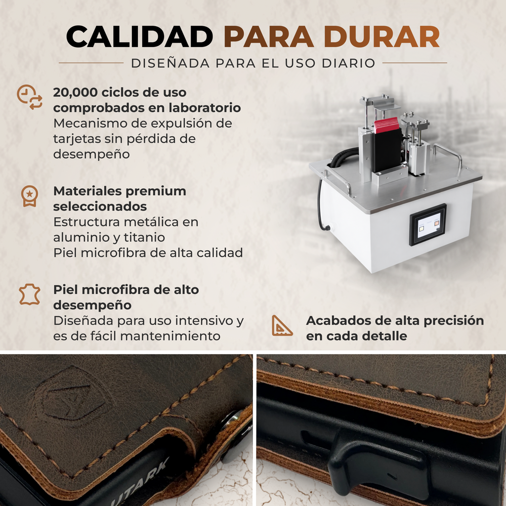 Cartera, color Café Oscuro
