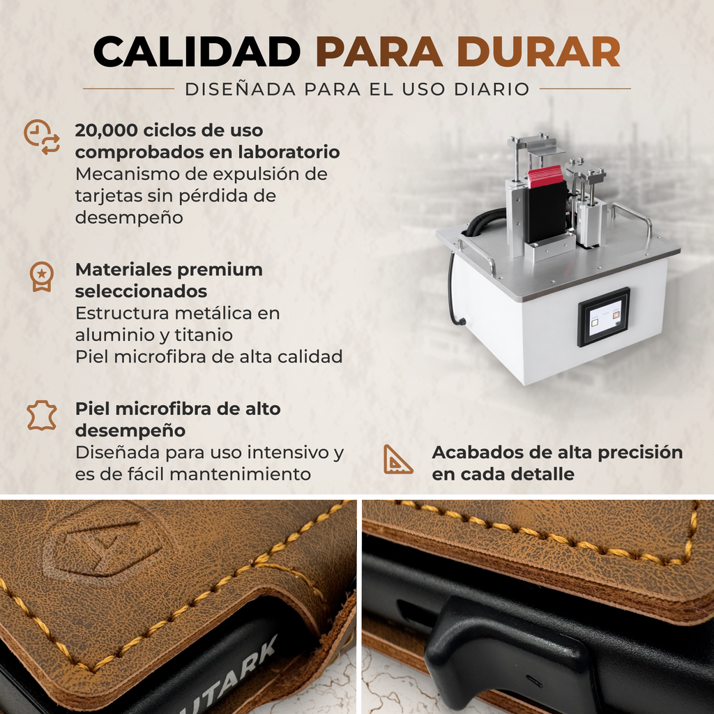 Cartera, color Café Claro